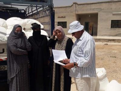 Delivering Flour in North Ghor by Methqal Zenati
