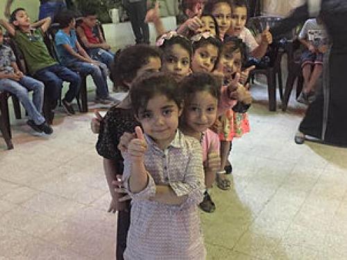 Orphans at Al Mahata